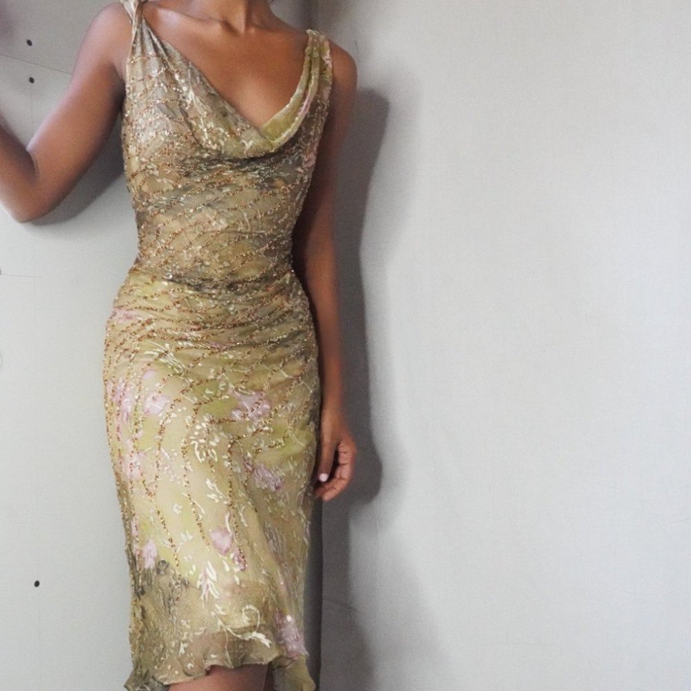 Vintage 90s floral dress - Picture 3 of 3